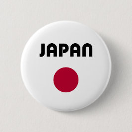 Japan Grote Rode Stip Licht Kleur Ronde Button 5,7 Cm