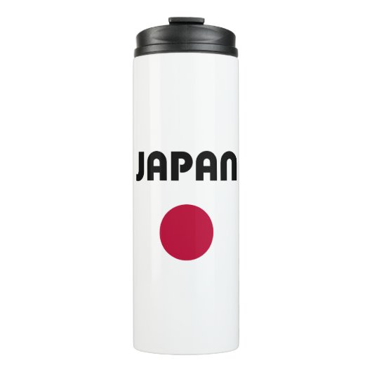 Japan Grote Rode Stip Licht Kleur Thermosbeker (Voorkant)