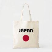 Japan Grote Rode Stip Licht Kleur Tote Bag (Voorkant)