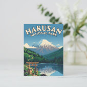 Japan Hakusan Nationaal Park Briefkaart (Staand voorkant)