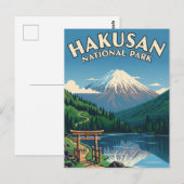 Japan Hakusan Nationaal Park Briefkaart (Voorkant / Achterkant)