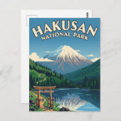 Japan Hakusan National Park Briefkaart (Voorkant / Achterkant)