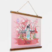 Japan Hanging Tapestry Hangend Wandkleed (Gebogen)