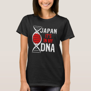 Japan Het zit in mijn DNA Trots Japanse vlag T-shirt