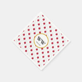 JAPAN HINOMARU - Aangepast monogram voor vlag Servet (Hoek)