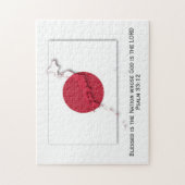 JAPAN | Hinomaru | Gezegende natie | JAPANESE VLAG Legpuzzel (Verticaal)