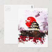 Japan Hirosaki Castle Briefkaart (Voorkant / Achterkant)