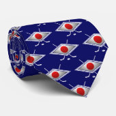 Japan Hockey Flag Logo Stropdas (Opgerold)