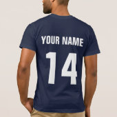Japan Hockey T-Shirt met naam en nummer (Achterkant)