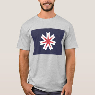 Japan Hokkaido Prefecture Flag T-shirt