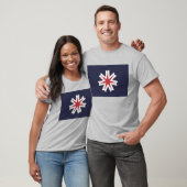 Japan Hokkaido Prefecture Flag T-shirt (Unisex)