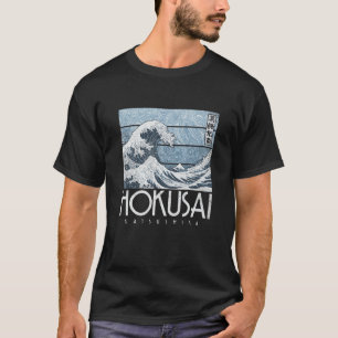 Japan Hokusai Ukiyo-e Japanse Grote Golf bij Kana T-shirt