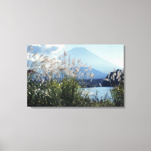 Japan, Honshu, Yamanashi Pref., Fuji-Hakone-Izu Canvas Afdruk