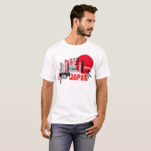 Japan Hope and Courage Rising Sun Solidarity T-shirt (Voorkant volledig)