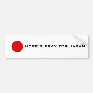 Japan - Hope Bumpersticker