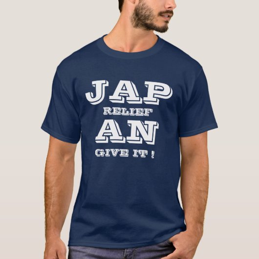 JAPAN HULP GEGEVEN ! T-SHIRT (Voorkant)