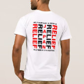 JAPAN HULP STEUN EEN VOLK... T-SHIRT (Achterkant)