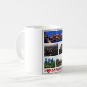 Japan - I Love - Mosaic - Koffiemok (Voorkant links)