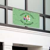 Japan Ierland USA Shamrock Vlag gepersonaliseerd Spandoek (Buitenkant Gebouw)