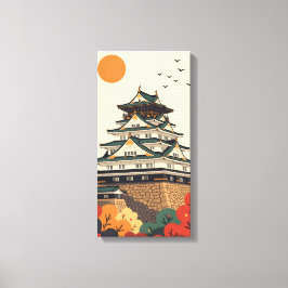 Japan Iga Ueno Castle Canvas Afdruk