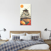 Japan Iga Ueno Kasteel Canvas Afdruk (Insitu (Slaapkamer))
