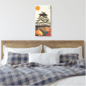 Japan Iga Ueno Kasteel Canvas Afdruk (Insitu (Slaapkamer))
