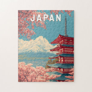 Japan Illustratie Reis Kunst Vintage Legpuzzel