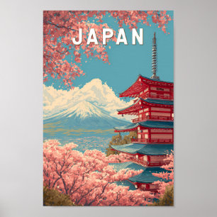 Japan Illustratie Reis Kunst Vintage Poster