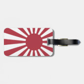 Japan Imperial Rising Sun vlag, Edo aan WW2 Bagagelabel (Achterkant horizontaal)