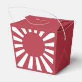 Japan Imperial Rising Sun vlag, Edo aan WW2 Bedankdoosjes (Achterkant)