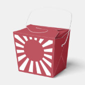 Japan Imperial Rising Sun vlag, Edo aan WW2 Bedankdoosjes (Voorkant Zijde)