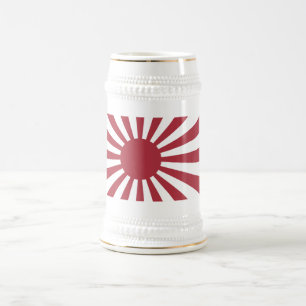 Japan Imperial Rising Sun vlag, Edo aan WW2 Bierpul