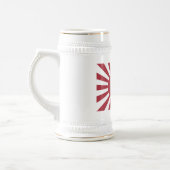 Japan Imperial Rising Sun vlag, Edo aan WW2 Bierpul (Links)