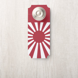 Japan Imperial Rising Sun vlag, Edo aan WW2 Deurhanger