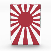 Japan Imperial Rising Sun vlag, Edo aan WW2 Fotoblokken (Voorkant)