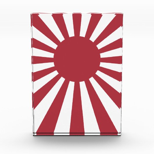 Japan Imperial Rising Sun vlag, Edo aan WW2 Fotoblokken (Voorkant)
