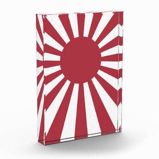 Japan Imperial Rising Sun vlag, Edo aan WW2 Fotoblokken (Links)