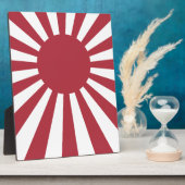 Japan Imperial Rising Sun vlag, Edo aan WW2 Fotoplaat (Zijkant)