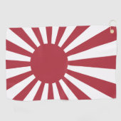 Japan Imperial Rising Sun vlag, Edo aan WW2 Golfhanddoek (Horizontaal)
