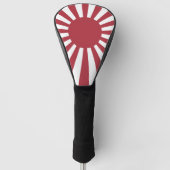 Japan Imperial Rising Sun vlag, Edo aan WW2 Golfheadcover (Voorkant)