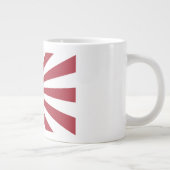 Japan Imperial Rising Sun vlag, Edo aan WW2 Grote Koffiekop (Rechts)