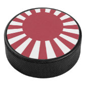 Japan Imperial Rising Sun vlag, Edo aan WW2 Hockey Puck (3/4)