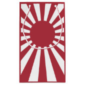 Japan Imperial Rising Sun vlag, Edo aan WW2 Klein Cadeauzakje (Achterkant)