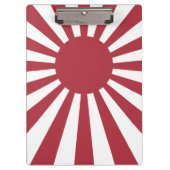 Japan Imperial Rising Sun vlag, Edo aan WW2 Klembord (Voorkant)