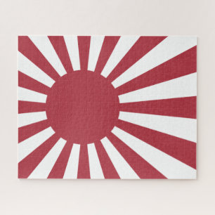 Japan Imperial Rising Sun vlag, Edo aan WW2 Legpuzzel