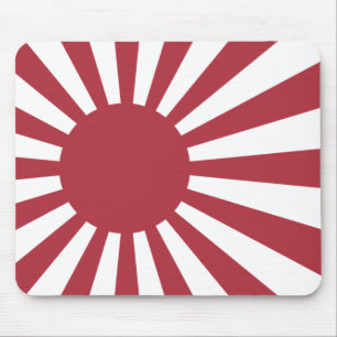 Japan Imperial Rising Sun vlag, Edo aan WW2 Muismat