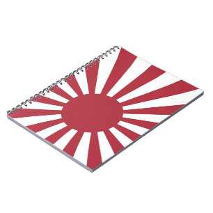 Japan Imperial Rising Sun vlag, Edo aan WW2 Notitieboek