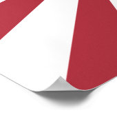 Japan Imperial Rising Sun vlag, Edo aan WW2 Poster (Hoek)