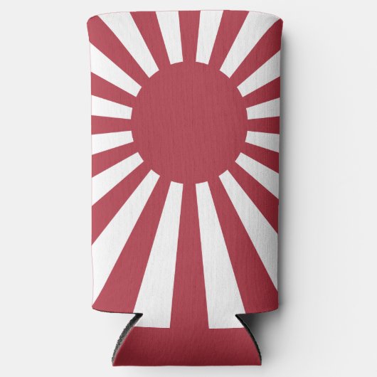 Japan Imperial Rising Sun vlag, Edo aan WW2 Seltzer Blikjeskoeler (Voorkant)