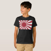 Japan Imperial Rising Sun vlag, Edo aan WW2 T-shirt (Voorkant volledig)